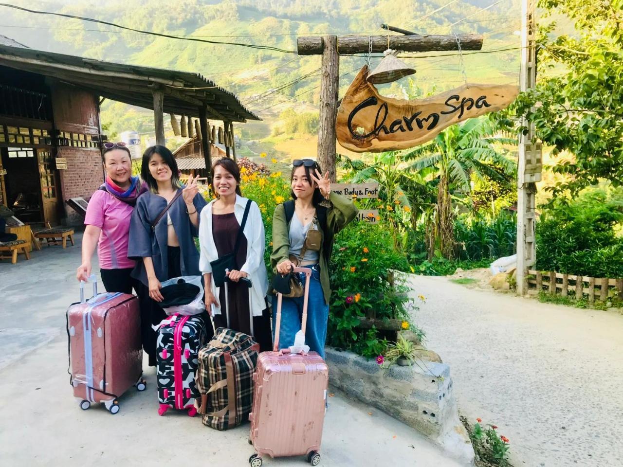 Charm Spa & Homestay Lao Tchay Bagian luar foto